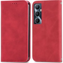 Bdt Shop Realme C65 Cüzdan Flip Kapak Için Flip Case Basit Iş Darbeye (Yurt Dışından)