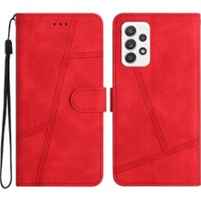 Bdt Shop Samsung Galaxy Için Flip Case A53 5g Flip Folio Bilek Kayışı Cüzdan Pu Kart (Yurt Dışından)