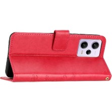 Bdt Shop Xiaomi Redmi Not 12 Için Filp Durumda Pro 5g Kart Tutucu Kickstand Bilek Pu (Yurt Dışından)