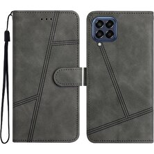 Bdt Shop Samsung Galaxy M33 5g Tam Koruma Için Flip Case Kart Yuvaları Tutucu Çevirin (Yurt Dışından)