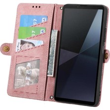 Bdt Shop Sony Xperia 10 Vı Cüzdan Için Flip Case Basit Iş Darbeye Deri (Yurt Dışından)