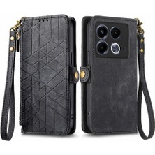 Bdt Shop Infinix Not 40 Cüzdan Için Flip Case Basit Iş Kapak Kapak Darbeye (Yurt Dışından)