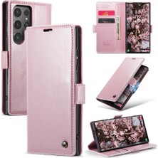 Bdt Shop Samsung Galaxy S24 Için Flip Case Ultra Çılgın At Pu Deri Manyetik (Yurt Dışından)