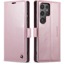 Bdt Shop Samsung Galaxy S24 Için Flip Case Ultra Çılgın At Pu Deri Manyetik (Yurt Dışından)