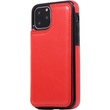 Bdt Shop Kart Tutucu Kickstand ile IPhone 11 Pro Max Pu Deri Için Cüzdan Kılıf (Yurt Dışından)