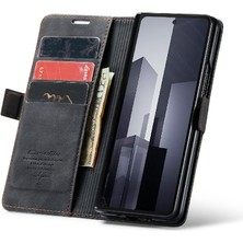 Bdt Shop Samsung Galaxy Z Için Flip Case Fold 6 5g Kılıf Kart Yuvası Kickstand Manyetik (Yurt Dışından)