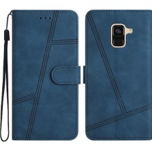 Bdt Shop Samsung Galaxy A8 Artı 2018 Tam Koruma Için Flip Case Cüzdan Pu Bilek (Yurt Dışından)