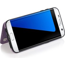 Bdt Shop Samsung Galaxy S7 Kenar Desen Çiçek Pu Için Kart Tutucu Kılıf ile Cüzdan (Yurt Dışından)