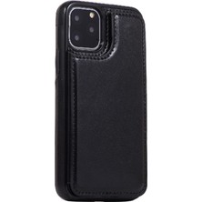 Bdt Shop Kart Tutucu Kickstand ile IPhone 11 Pro Max Pu Deri Için Cüzdan Kılıf (Yurt Dışından)