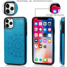 Bdt Shop IPhone 11 Için Kart Tutucu Kılıf ile Cüzdan Pro Max Pu Deri Çevirme Desen (Yurt Dışından)