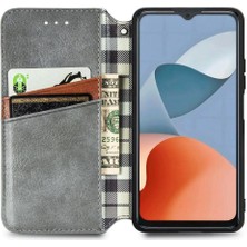 Bdt Shop Zte A34 Moda Tasarımı Zarif Iş Çevirme Kapağı Deri Flip Case (Yurt Dışından)