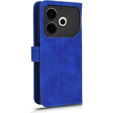 Bdt Shop Tecno Pova 6 Neo Pu Deri Yan Toka Cüzdan Kart Yuvaları Için Flip Case (Yurt Dışından)