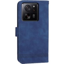 Bdt Shop Xiaomi 13T Premium Kart Yuvaları Için Flip Case Bileklik Manyetik Kapatma (Yurt Dışından)