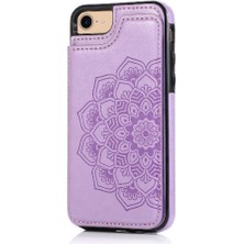 Bdt Shop IPhone 6/6s Pu Deri Çift Düğmeler Için Kart Tutucu Kılıf ile Cüzdan (Yurt Dışından)