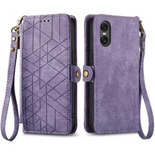 Bdt Shop Sony Xperia 10 Vı Cüzdan Için Flip Case Basit Iş Darbeye Deri (Yurt Dışından)