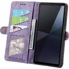 Bdt Shop Sony Xperia 10 Vı Cüzdan Için Flip Case Basit Iş Darbeye Deri (Yurt Dışından)