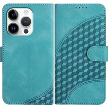 Bdt Shop IPhone 16 Için Flip Case Pro Max Flip Iş Geometrik Desen Manyetik (Yurt Dışından)