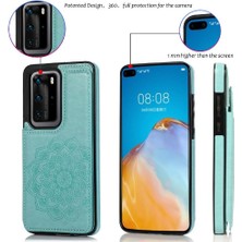 Bdt Shop Cüzdan Kart Tutucu Kılıf ile Huawei P40 Pro Pu Deri Çevirme Darbeye (Yurt Dışından)