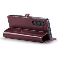 Bdt Shop Samsung Galaxy Z Için Flip Case Fold 6 5g Retro Cüzdan Kapak Çılgın At (Yurt Dışından)