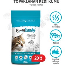 BentySandy Marseille Soap Marsilya Sabunu Kokulu Topaklanan Kedi Kumu 20 Lt