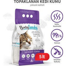 BentySandy Lavender Lavanta Kokulu Topaklanan Kedi Kumu 5 Lt