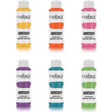 Cadence Ekonomik Akrilik Boya 6X120ML Canlı Renkler Avantajlı Paket