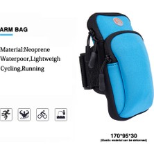 Ledong Shop A Mavi Stil Ztto Bisiklet Kol Çantası Spor Kılıfı Universal Su Geçirmez Spor Tutucu Açık Bisiklet Bisiklet Parçaları (Yurt Dışından)