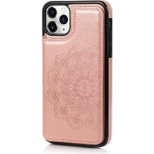 Bdt Shop IPhone 11 Için Kart Tutucu Kılıf ile Cüzdan Pro Max Pu Deri Çevirme Desen (Yurt Dışından)