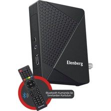 Elenberg Çanaklı Çanaksız Internet Tv Destekli Bluetooth Kumandalı Full Hd Uydu Alıcı