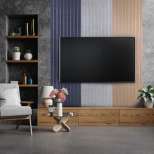 Tink Akustik ve Dekoratif Lambiri Desenli Keçe Panel 45X90 cm / 2 Adet / 0,81 M²