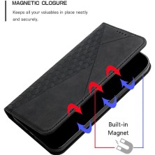 Bdt Shop Realme C63 Pu Deri Kart Ekleme Kickstand Cüzdan Için Flip Case (Yurt Dışından)