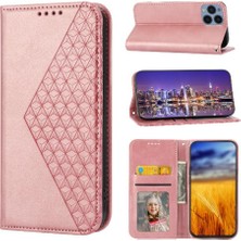 Bdt Shop Sony Xperia 1 V Cüzdan Için Flip Case El Kayışı Eşkenar Dörtgen Şekli Standı Günlük (Yurt Dışından)