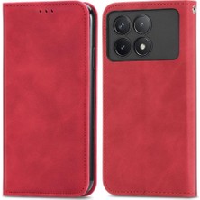 Bdt Shop Xiaomi Poco F6 Pro Için Flip Case Deri Kılıf Cüzdan Basit Iş Çevirme (Yurt Dışından)