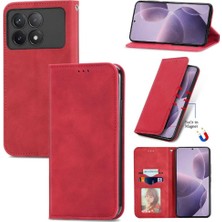 Bdt Shop Xiaomi Poco F6 Pro Için Flip Case Deri Kılıf Cüzdan Basit Iş Çevirme (Yurt Dışından)