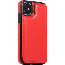 Bdt Shop Kart Tutucu Çift ile IPhone 11 Pu Deri Kickstand Için Cüzdan Kılıf (Yurt Dışından)