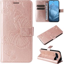 Bdt Shop Google Piksel 9 5g Darbeye Kapak Manyetik Kapak Flip Kickstand Için Kılıf (Yurt Dışından)