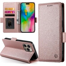 Bdt Shop IPhone 16 Için Flip Case Pro Max Kart Yuvaları Flip Iş Cüzdan Günlük Kullanım (Yurt Dışından)