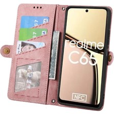 Bdt Shop Realme C65 Flip Kapak Kılıf Için Flip Case Basit Iş Cüzdan (Yurt Dışından)