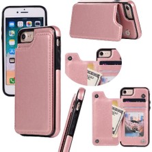 Bdt Shop Cüzdan Kılıf IPhone 6/6s Çift Manyetik Toka Pu Deri Kart Yuvaları (Yurt Dışından)