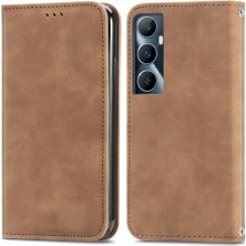 Bdt Shop Realme C65 Cüzdan Flip Kapak Için Flip Case Basit Iş Darbeye (Yurt Dışından)