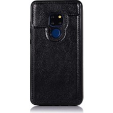 Bdt Shop Cüzdan Kılıf Huawei Mate 20 Kart Yuvaları Için Kickstand Pu Deri Çift (Yurt Dışından)