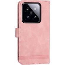 Bdt Shop Xiaomi 14 Pro Premium Manyetik Kapatma Bileklik Kart Yuvaları Için Flip Case (Yurt Dışından)