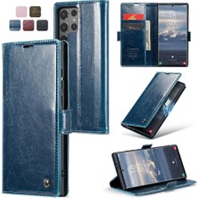 Bdt Shop Samsung Galaxy S24 Için Flip Case Ultra Çılgın At Pu Deri Manyetik (Yurt Dışından)