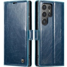 Bdt Shop Samsung Galaxy S24 Için Flip Case Ultra Çılgın At Pu Deri Manyetik (Yurt Dışından)