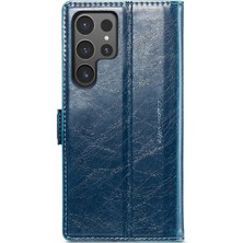 Bdt Shop Samsung Galaxy S24 Için Flip Case Ultra Çılgın At Pu Deri Manyetik (Yurt Dışından)