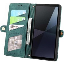 Bdt Shop Sony Xperia 10 Vı Cüzdan Için Flip Case Basit Iş Darbeye Deri (Yurt Dışından)