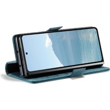 Bdt Shop Samsung Galaxy Z Için Flip Case Fold 6 5g Kılıf Kart Yuvası Kickstand Manyetik (Yurt Dışından)