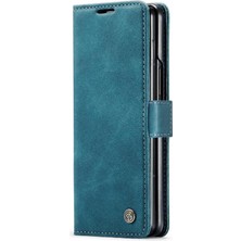 Bdt Shop Samsung Galaxy Z Için Flip Case Fold 6 5g Kılıf Kart Yuvası Kickstand Manyetik (Yurt Dışından)