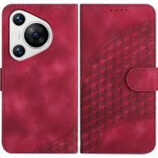 Bdt Shop Huawei Pura 70 Pro Için Flip Case Pu Deri Kapak Çevirin Darbeye Deri (Yurt Dışından)