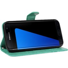 Bdt Shop Kredi Kartı Yuvası Yüksek Kaliteli Deri ile Samsung Galaxy S7 Için Flip Case (Yurt Dışından)